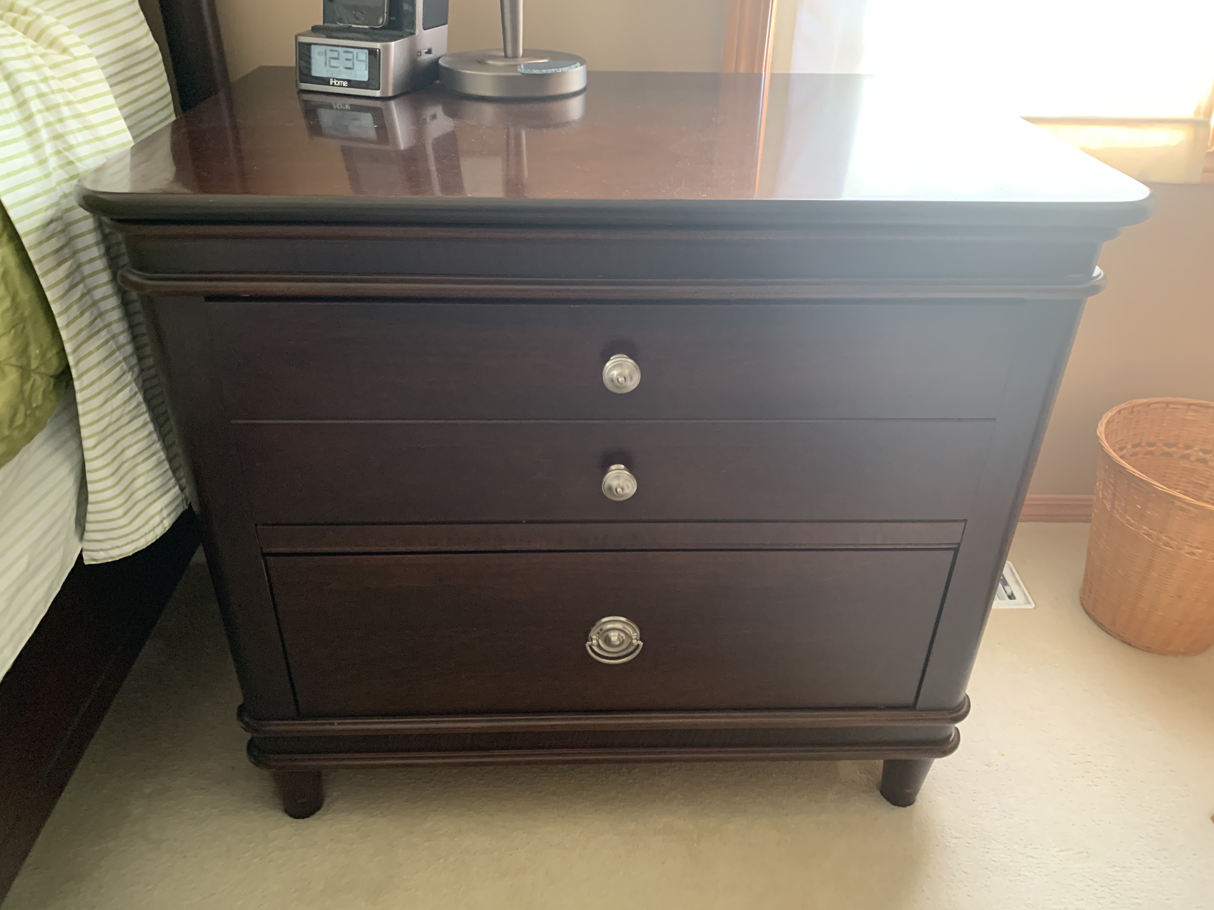 2- Matching night stands made by Stanley photo 1